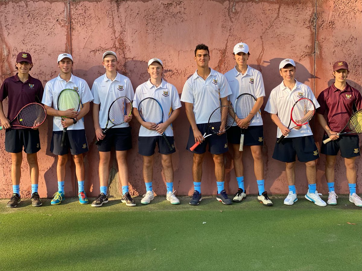 MarcellinSport's tweet photo. Our 1st Tennis team supporting Men’s Health awareness round. #MCSport #MensHealth https://t.co/NDxDhOEz88