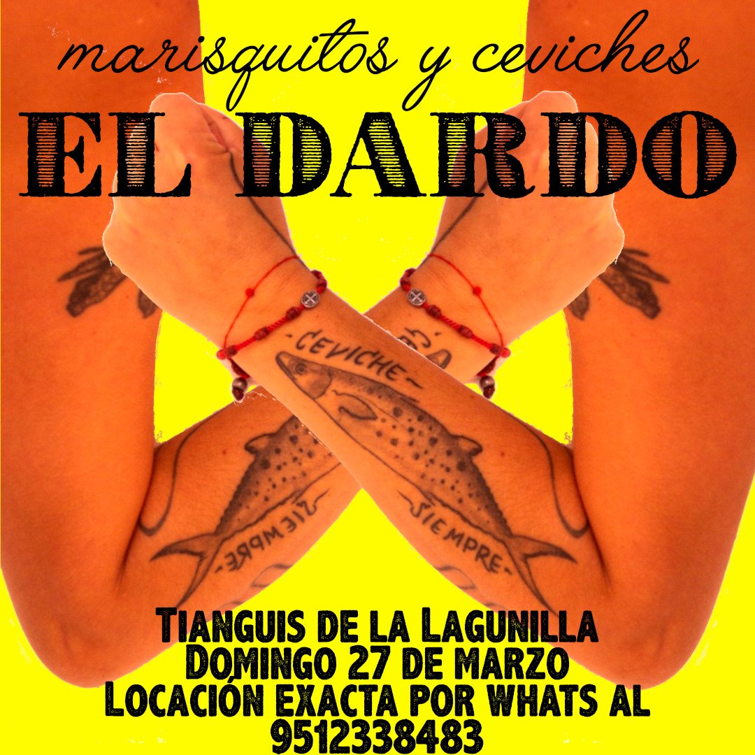 Nuevo proyecto banda. Para que puedan seguir disfrutando de mi sazón y yo de su grata compañía. Habrá también liveset tropicalón para crudear y bailar.
Locación exacta el mismo domingo!
Lxs amo!