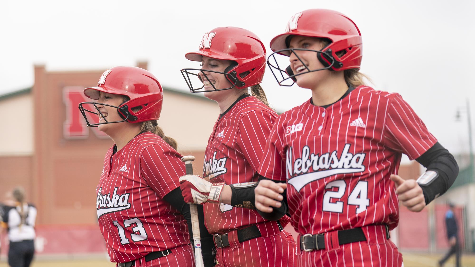 QA is Watching You on X: And the Nebraska softball uniforms are VERY tough  on the eyes. Red with white pinstripes is an interesting choice in the  realm of the athletic aesthetic. #
