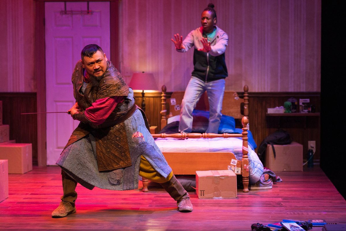 Only 4 more performances left of The Great Khan - must close this Sunday, Mar 27! Don't miss this "fascinating perspective." sdrep.org/khan

Read the digital program book at bit.do/khanprogram

Photos by Rich Soublet Photography.
