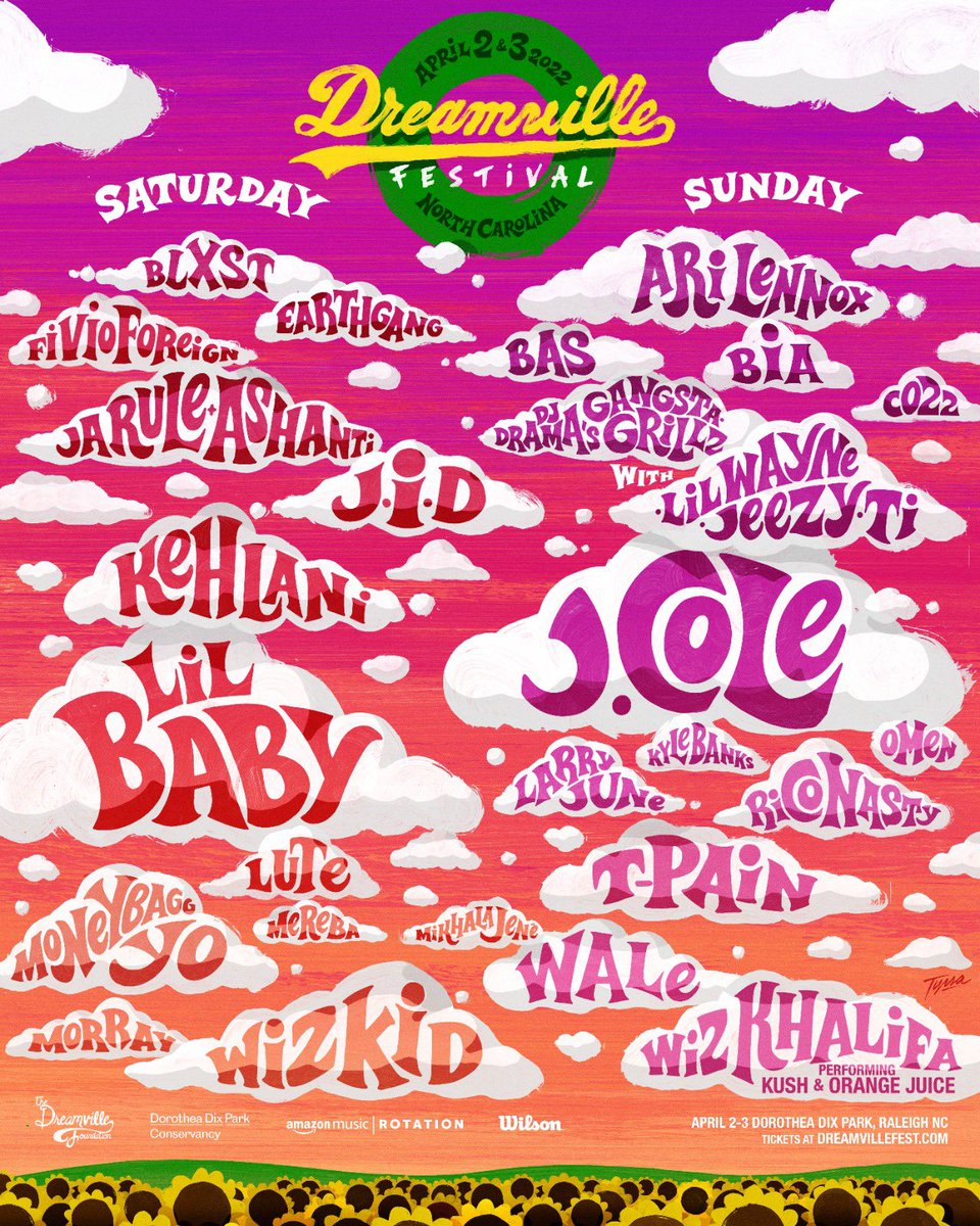 Dreamvillefest's tweet image. SET TIMES have been announced!

JUST ADDED: @wizkhalifa performing “Kush &amp;amp; Orange Juice”

DREAMVILLEFEST.COM ☁️🌻