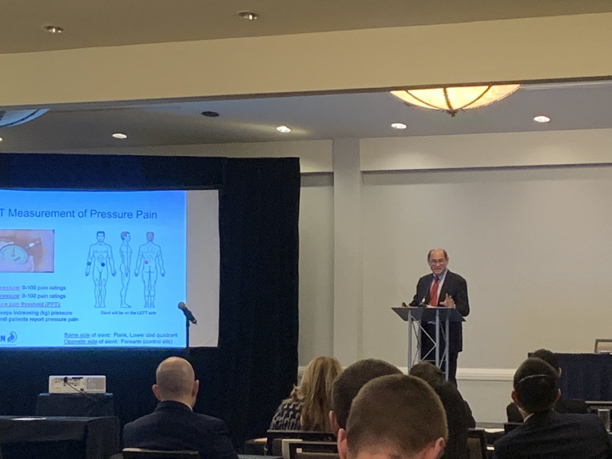 uroharper's tweet photo. Pain hypersensitivity at baseline, measured by quantitative sensory testing, is a risk for increased stent associated pain. Possible mechanism is central sensitization presented by @HenryLaiMD. @GregoryTasian @ChuckScalesMD @USDRN_Research #ROCK22 https://t.co/kjNEarFMbg