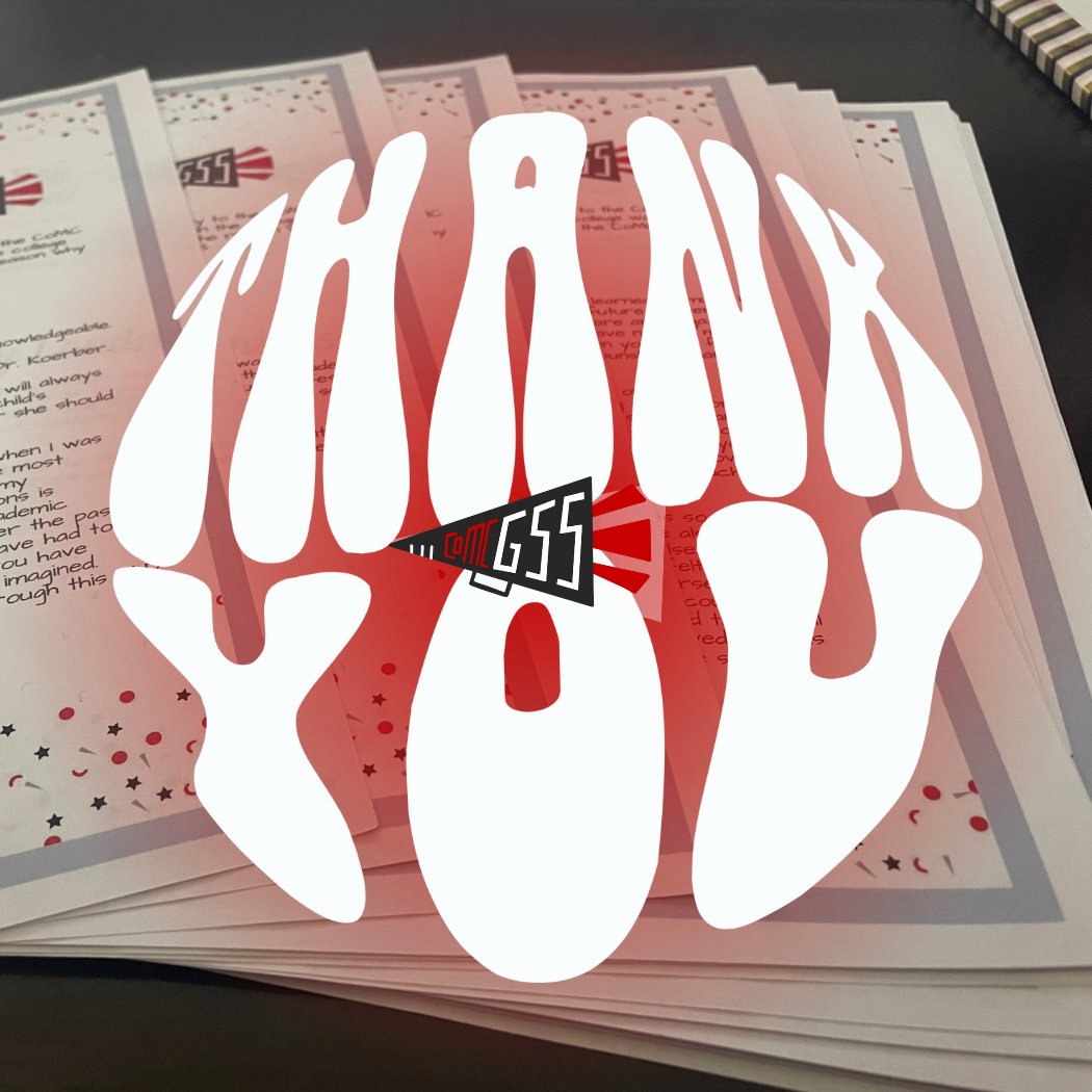 ComcGss's tweet photo. GSS thinks it's #groovy to say "thank you," and we passed out a total of 66 (!!!) notes of  appreciation from CoMC community members ABOUT CoMC community members. Remember to #thank someone who makes your life a little better each day! ❤️ #comcgss #mycomc https://t.co/nR6VQG1gHZ