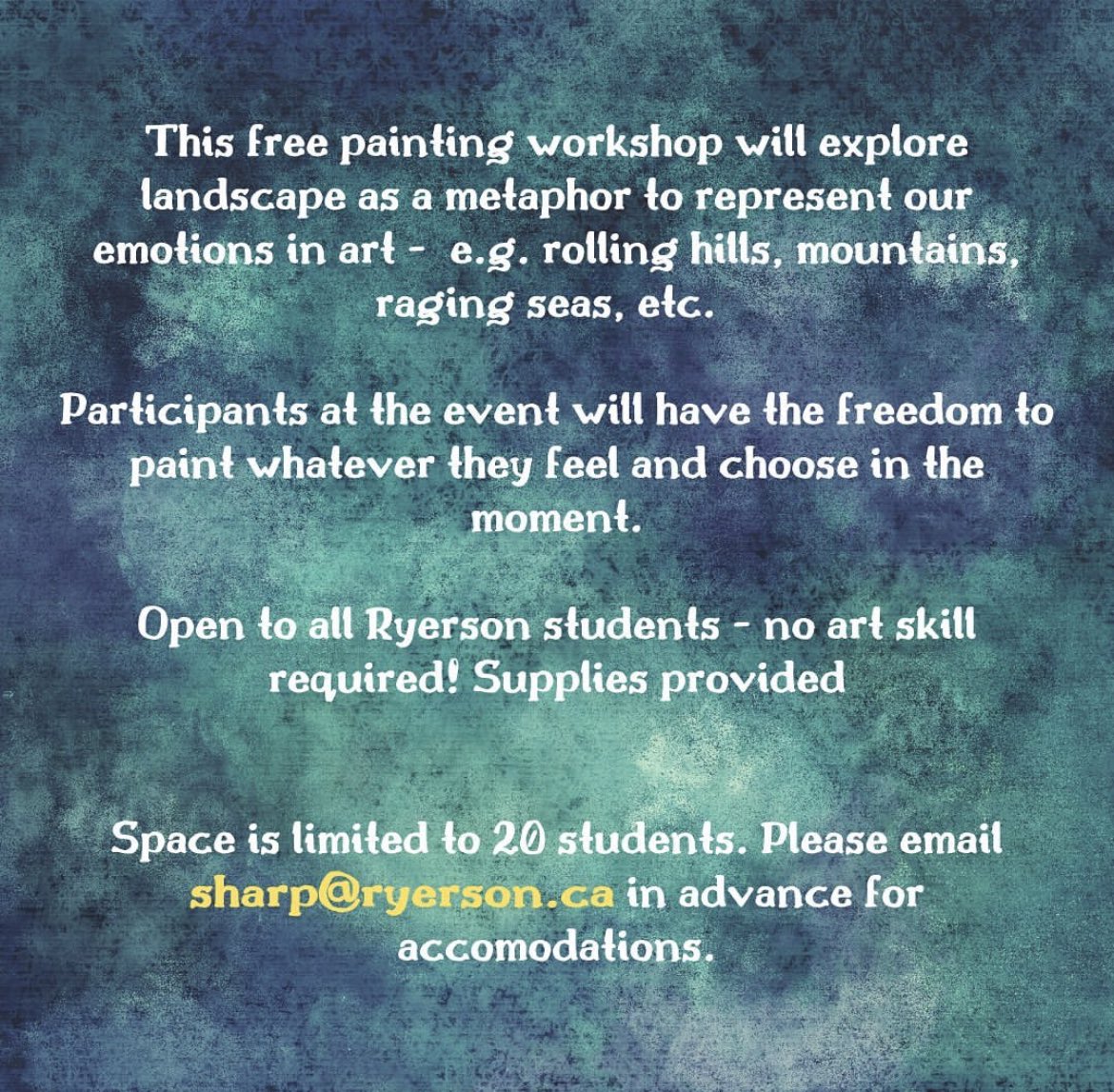 Ryerson Health Promotion tweet media