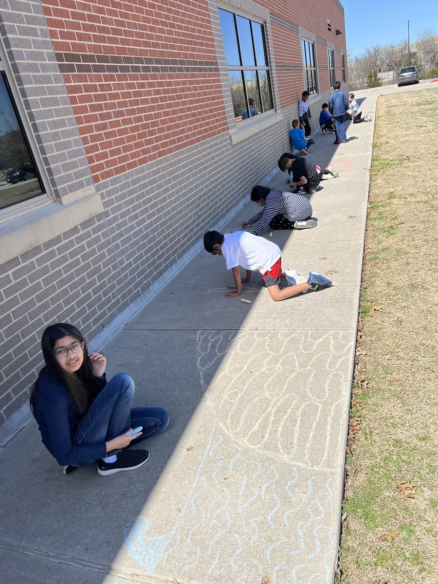 Illustrating our poems on this beautiful day! <a href="/McSpeddenES/">McSpeddenES</a>