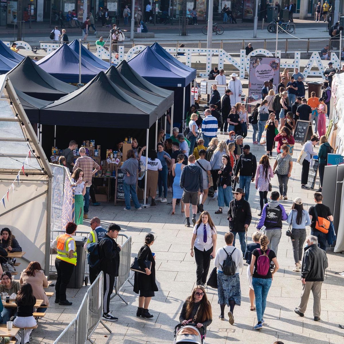Wow, what a day!

Day 1 of the #ayupmarket &amp; what a fantastic day we’ve had! 

Thank you to all our stall holders &amp; thank you to all those that visited.

Back tomorrow from 10am &amp; don’t forget there’s a whole heap more down @sneinton_market_avenues tomorrow too!
