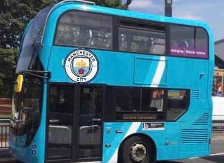 RMUOK's tweet photo. MASSIVE free bus to take city fans from the Emptyhad to their FA Cup semi at Wembley ๐ ๐ #RMUtrendy https://t.co/Y569QjbWBq
