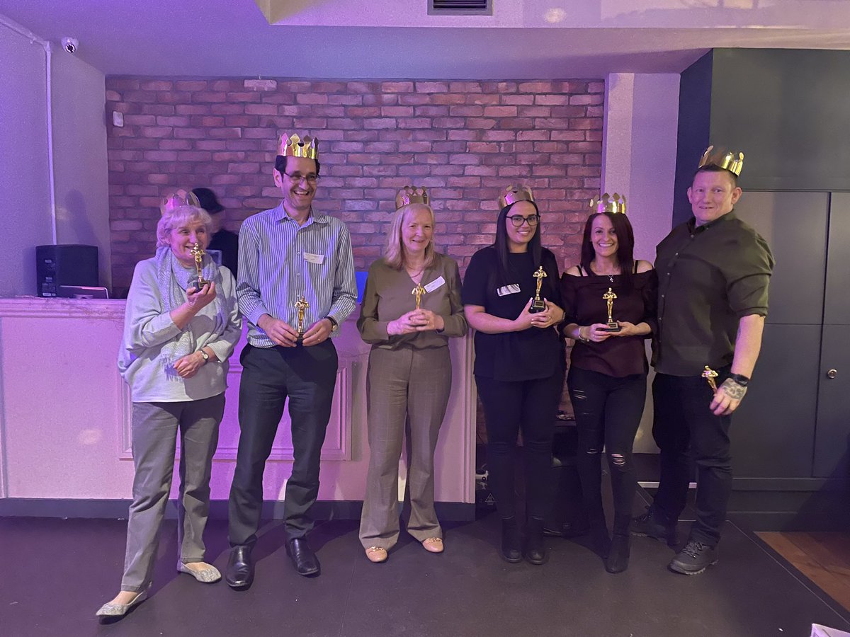 SolihullBID's tweet photo. 👑 Congratulations to @WRMsolicitors for winning tonight’s BID Pub Quiz, beating 15 other #Solihull town centre businesses to take the crown, quite literally! #SolBID https://t.co/LG76iSxcqA