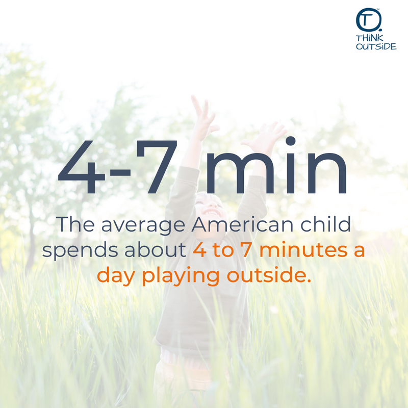 ThinkOutsideBxs's tweet photo. 🧐 The average American youngster spends 4 to 7 minutes outside and more than 7 hours per day in front of a device.
 
Source: Child Mind Institute
 
#ThinkOutsideBoxes #ChildDevelopment #AmericanKids #AmericanChildren #ChildStudies https://t.co/zSgjIGr2OJ