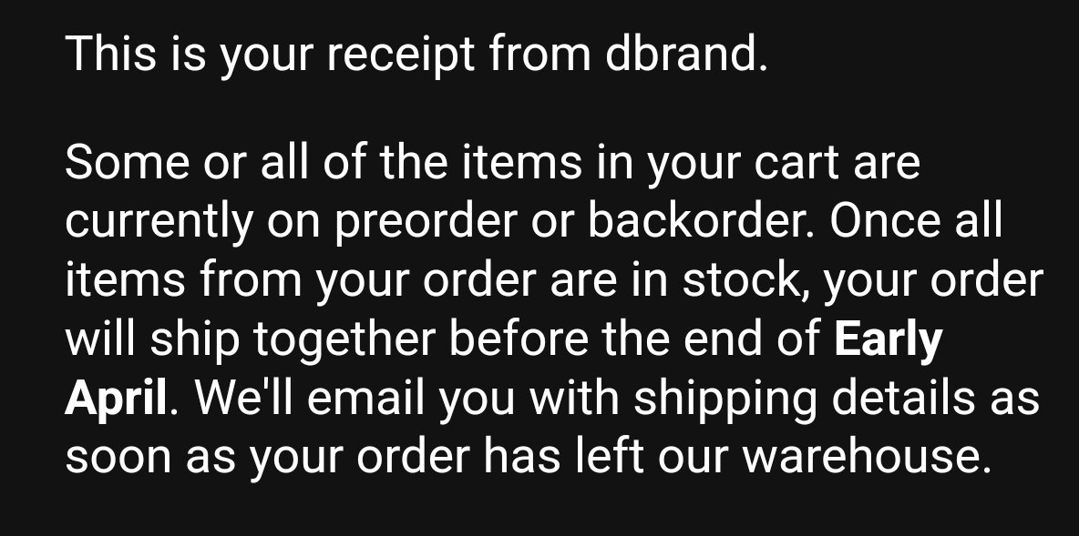 JefferyTheFish3's tweet photo. @dbrand How early april are we talking? I've had way too many close calls on almost dropping my S22u XD https://t.co/U8MxSp1JW4