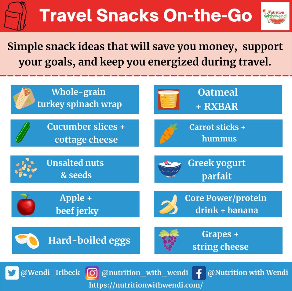 Wendi_Irlbeck's tweet photo. Travel snacks for anyone still worried about what they will eat during the long car ride to their spring break destination!

See also by eating out on the road blog for additional ideas! https://t.co/pLqavg4ypI https://t.co/nI6gkp5g1O
