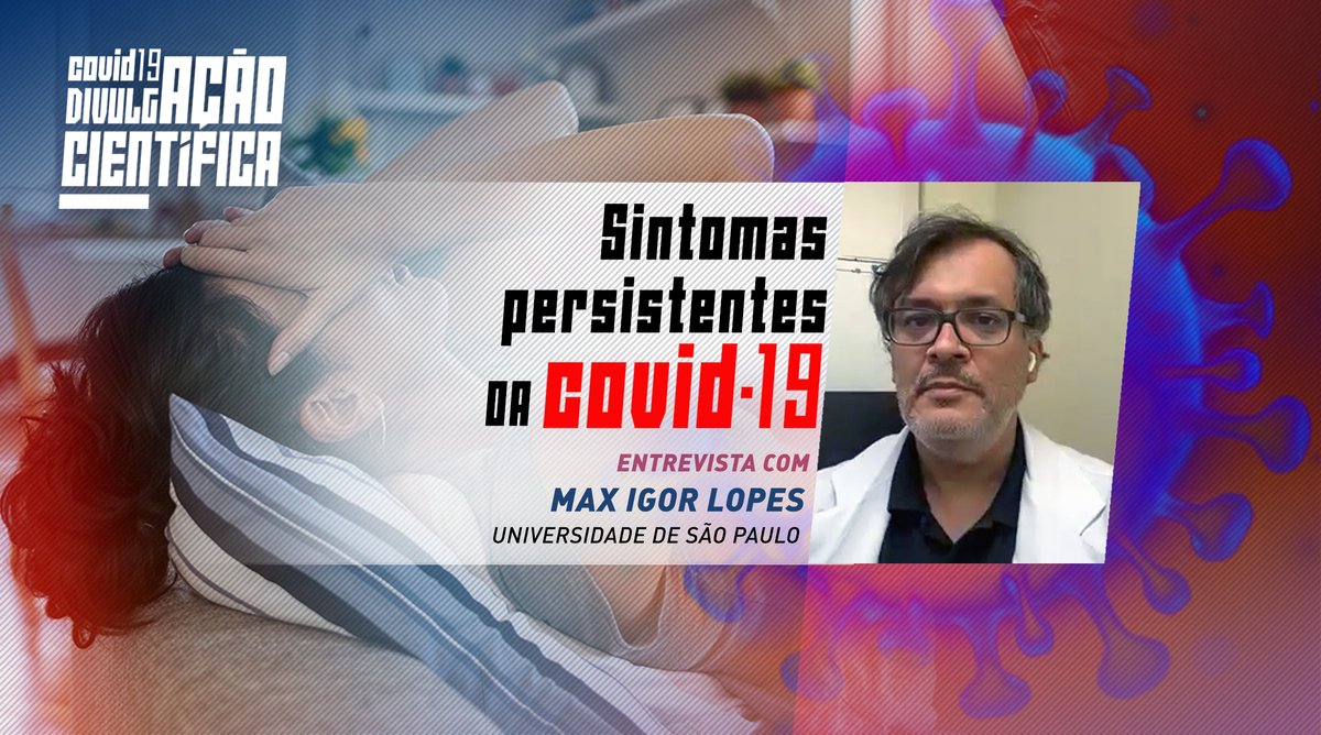 Mesmo após a melhora da fase aguda da COVID-19, pessoas infectadas pelo novo coronavírus podem apresentar sintomas persistentes.

Conversamos sobre o assunto com o pesquisador Max Igor Lopes da @USPonline.

👉👉youtu.be/Lj8Z27TjRZQ