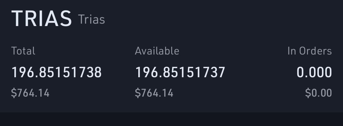 yourcryptogirl_'s tweet photo. #TRIAS GIVEAWAY 🔥196 #Trias 
tokens to a lucky Follower!
To enter like, retweet and follow!
I've been blown away by your support lately and as promised I will be doing another $trias giveaway. I am a firm believer in giving back to the community, what goes around comes around 🚀 https://t.co/xr4kt4Byfq
