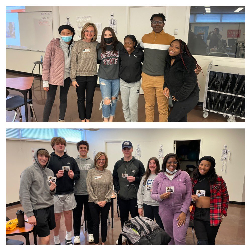 BBlissDPT's tweet photo. Had a great day with these amazing high schoolers chatting everything neuro rehab! #ptrocks #bethechange @MizzouSHP https://t.co/2ohLwVpptD