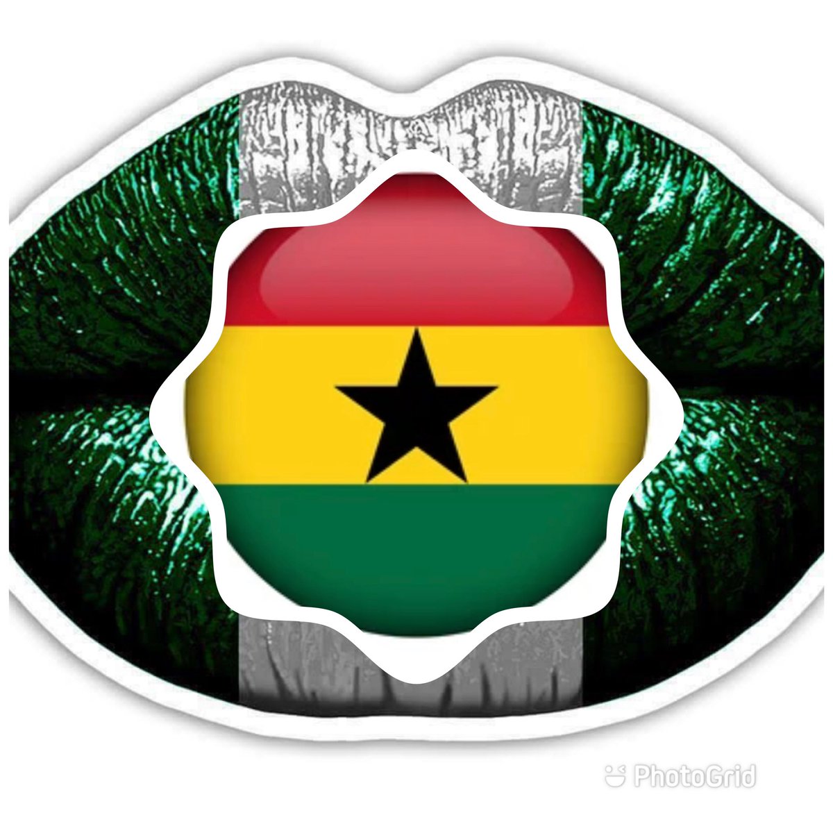 I represent both countries #ghanavsnigeria #ghagerian for life.. #SuperEagles #BlackStars