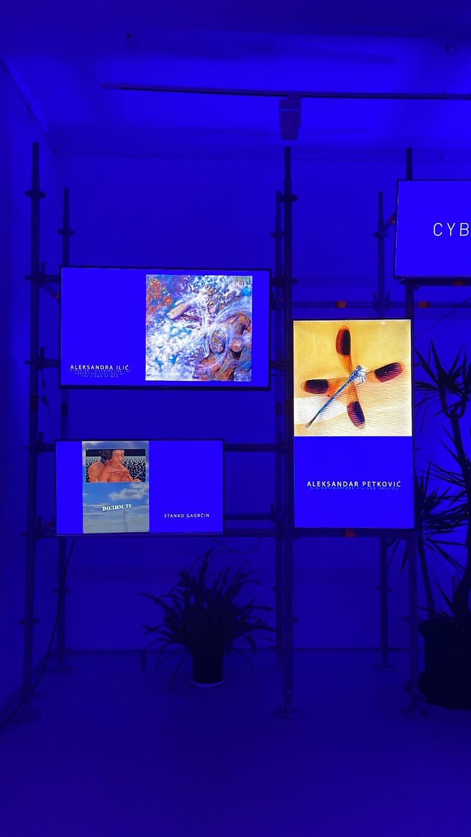 NFTiz3r's tweet photo. The first #NFT #exhibition on the #Balkans is here and we are super pumped to be part of it! 💥

🧑‍🎨 32 artists exhibiting this weekend at https://t.co/cCEiyuGvec (Poenkareova 3, Belgrade)

👉 Join us: https://t.co/4MCEXOhofj 

#NFT #NFTBalkan #Exhibition #Art https://t.co/zgAhiHU8Ny
