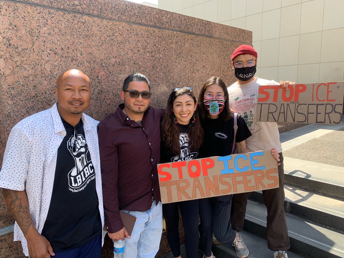 LBSeaAntiDep_Co's tweet photo. here in community demanding that @cagovernor pardon Vithea &amp; Los Angeles Senators pass the #VISIONAct to #stopICEtransfers ! ✊🏼 https://t.co/0E2hv3K92X