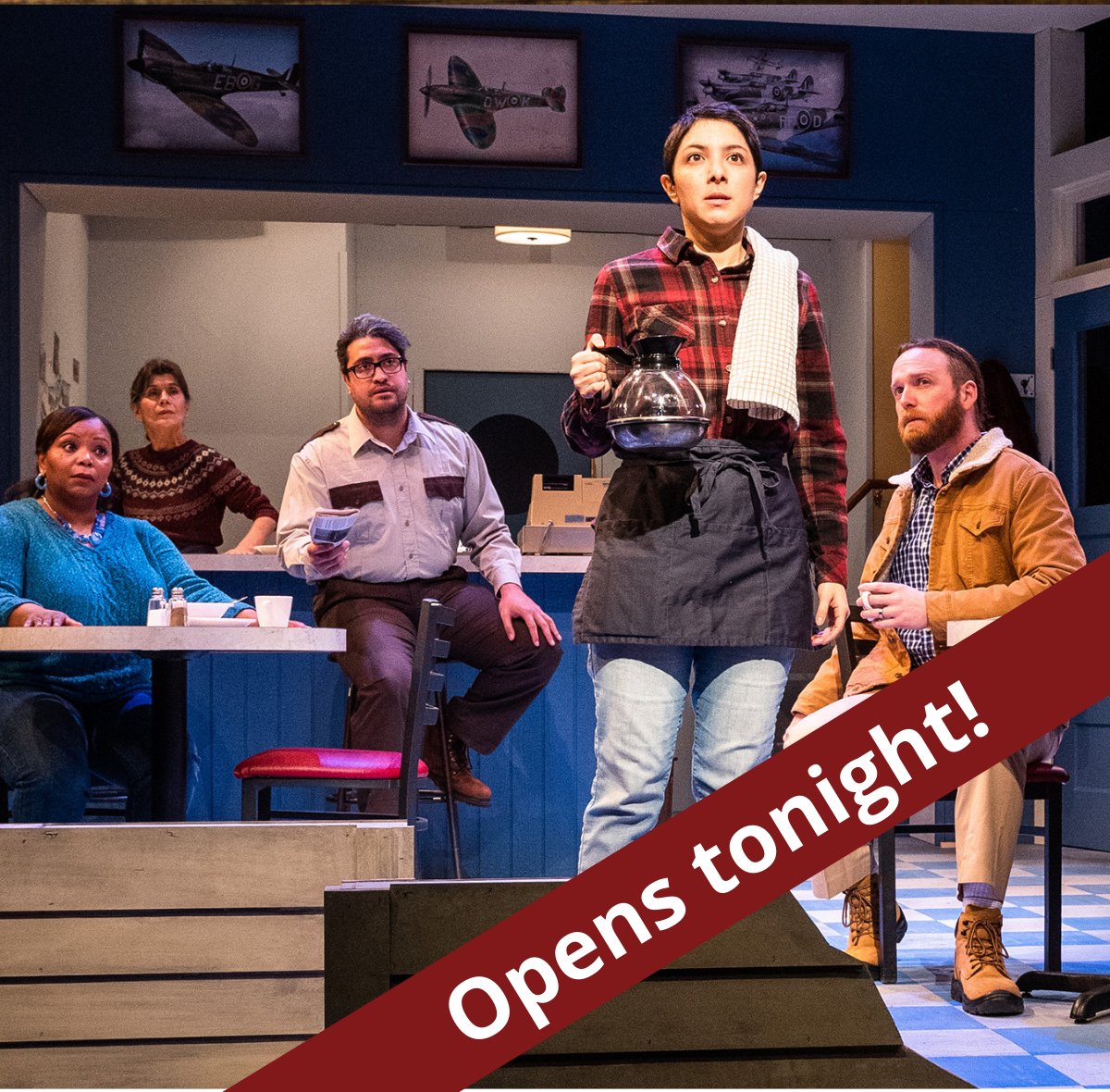 TaprootTheatre's tweet photo. It's opening night of The Spitfire Grill at Taproot Theatre! Do you have your tickets?
The Spitfire Grill runs through April 30.
Tickets at link in bio.
Photo: Marlette Buchanan, Pam Nolte, Fune Tautala, Sarah Garcia, and Brian Pucheu. Photo by Robert Wade. https://t.co/csFp4a8UQ1