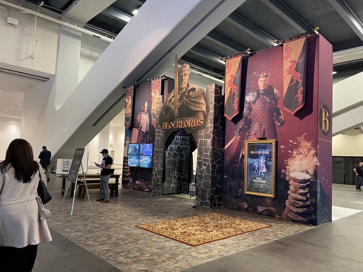 waxywacy's tweet photo. Day 3 of Game Developers Conference expo! Here at the #Dacoco/#AlienWorlds booth, we’ve had non-stop visitors, curious about our #blockchaingame, #NFTs, #DAOs and more! 
#GDC22 #P2E #gaming https://t.co/U1KY8COdAb
