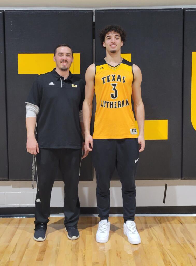 After a great visit with <a href="/Coach_AFalke314/">Austin James Falke</a> <a href="/coachwacker/">Mike Wacker-Retired Coach-Teacher</a> I’m blessed to say I’ve received an offer from Texas Lutheran University I wouldn’t be where I’m at today without coach Mike of @CTXKnightsBball thank you all of you for everything <a href="/TLUbasketball/">TLU Men’s Basketball</a> <a href="/DelValleHoops/">DV Basketball</a> <a href="/THPElite/">Texas Hardwood Prospects Elite</a>