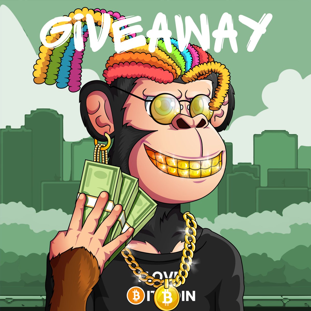 MetaApeGang's tweet photo. 💚WIN🧡WIN💛WIN❤️ 

To celebrate our upcoming launch we give away :
🖼 2x Meta Ape Gang NFT
💰 1x 1 $SOL 

Follow @MetaApeGang
RT + 💙 + Tag 🐵
Join our Discord: https://t.co/3xyCXIzXMc

Ends in 48H, good luck OG's and see you during mint!

#Solana #SolanaNFTs #NFT #NFTcommunity https://t.co/aASZAYvSLm