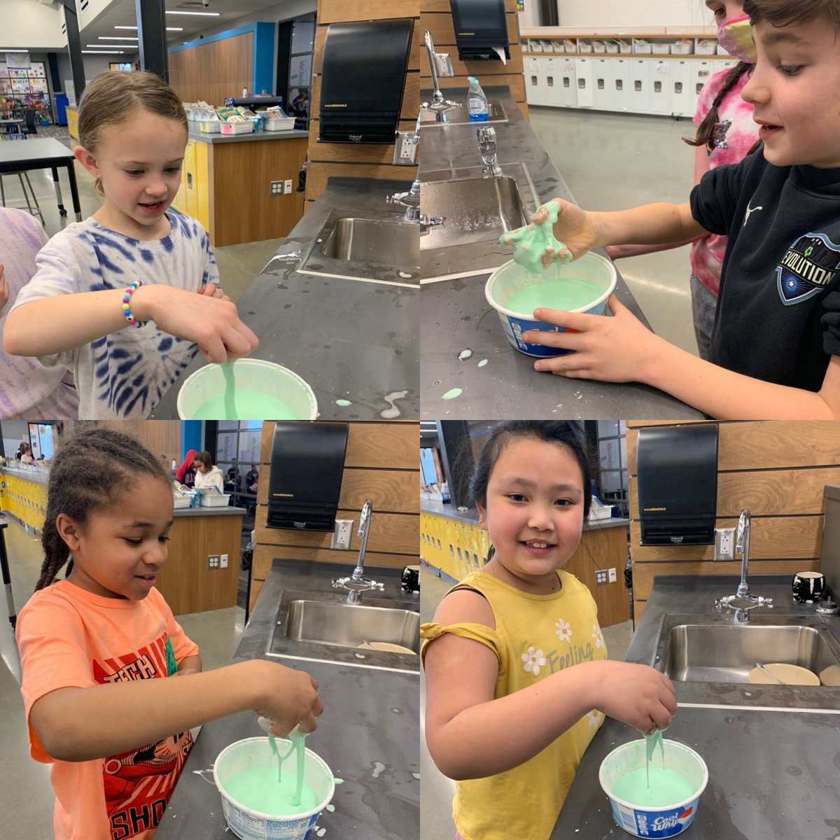 MrsDoveTES's tweet photo. Oobleck! Is it a solid? Is it a liquid? https://t.co/xZ1wQXYtE2