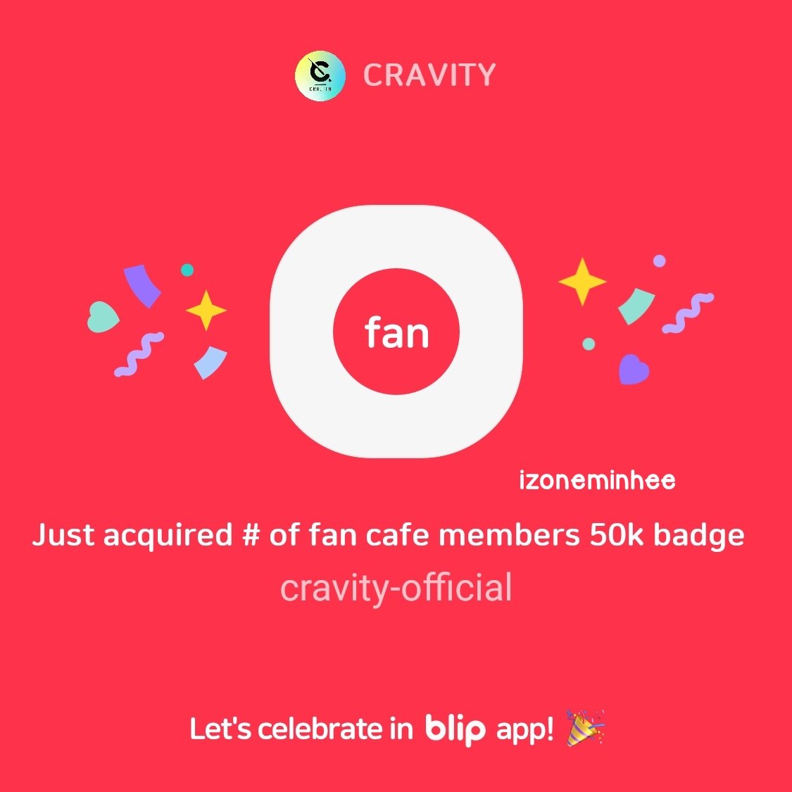 izoneminhee's tweet photo. Thank you blip for always provide us the newest data from cravity and notify cravity's latest schedule! thank you so much for the event💗
마이턴 2000만 그리고 아드레날린 800만 너무 축하해용🥳🎉🎉
한국 주소 ☑️
#blip #BlipDataLab
#블립 #블립데이터연구소 https://t.co/FI9pQv2YAb