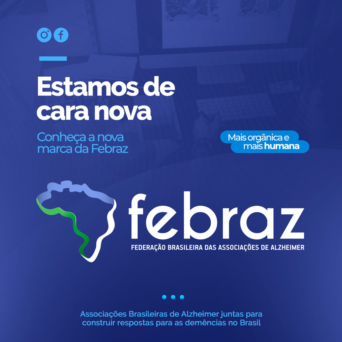 Brand new logo. Check it out the new brand for Febraz - Brazilian Alzheimer's Associations Federation. More organic and more humanized. Brazilians Alzheimer's Associations building responses to Dementia together in Brazil. #Febraz #ABRAz #Apaz #IAB #INME #Alz #Alzheimer #dementia