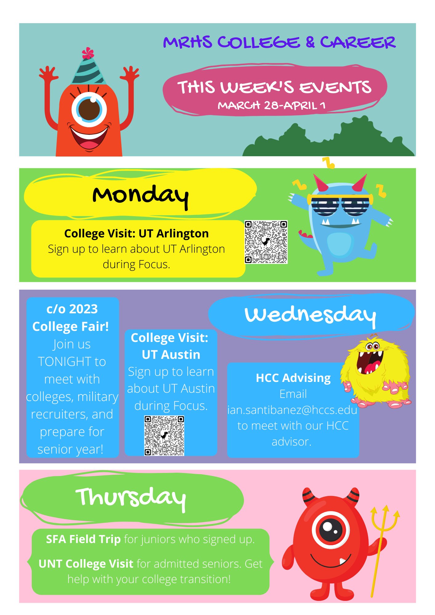 Hcc Academic Calendar 2023 Ms. Boyle (@Mavs4College) / Twitter