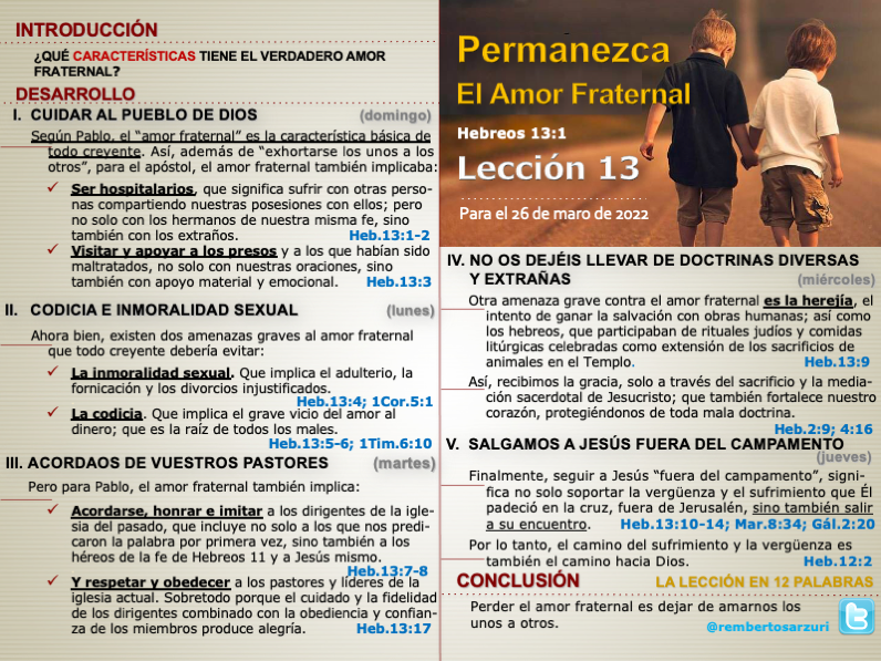 rembertosarzuri's tweet photo. 🔴 Perder el amor fraternal es dejar de amarnos los unos a otros.
👇
¿Repasemos la #LESAdv 13?
▶️ #PrimeroDios 
▶️ #FelizSabado 
🗣️ Compártelo!!! https://t.co/ir1YhRxmWj