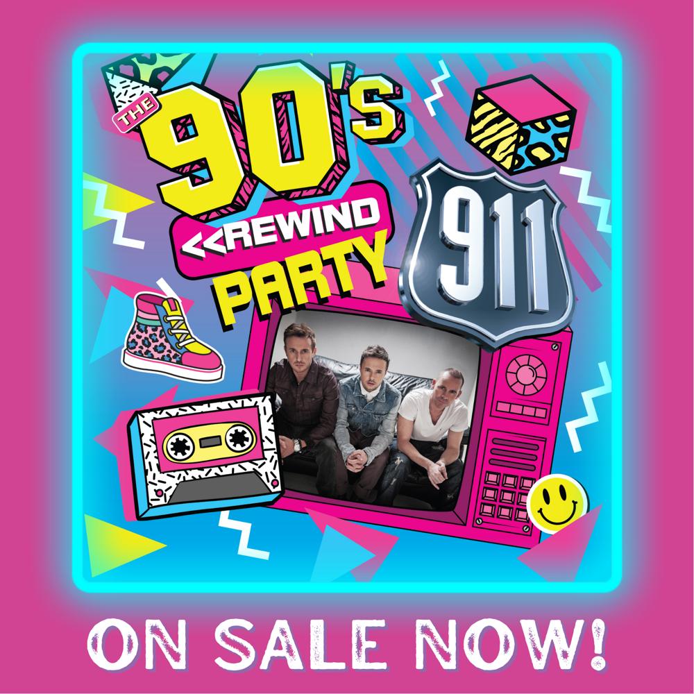 911official's tweet image. ON SALE NOW!

🎤 The 90's Rewind Party with 911
📍 The Old Fire Station #Carlisle
🗓️ Sat 2nd July '22
🎟️ skiddle.com/whats-on/Carli…

Join @MrLeeBrennan @MrSpikeDawbarn &amp;amp; @jimmyconstable for The 90’s Rewind Party as they perform their greatest hits!