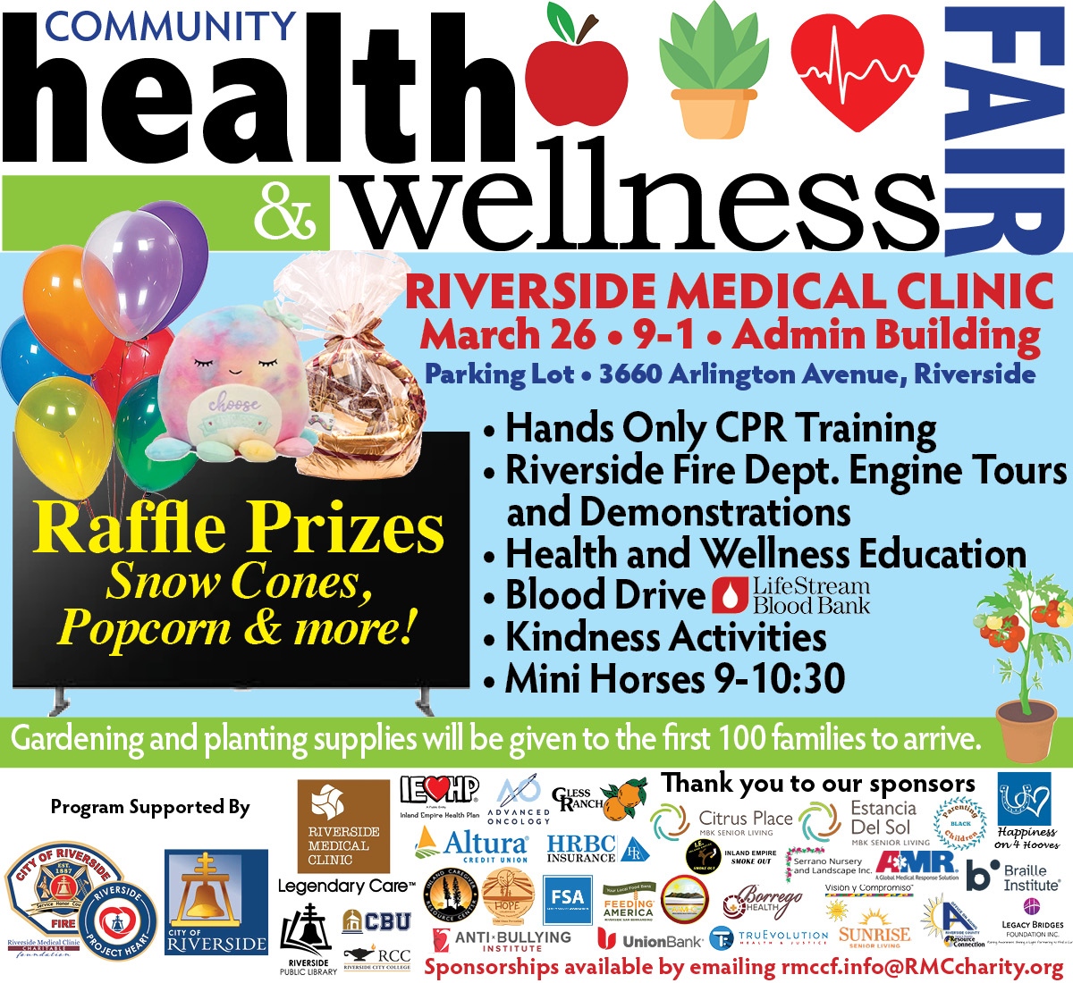 ABI_Bullying's tweet photo. Tomorrow is the BIG DAY! The RMCCF team hopes to see you all there! @RMCFound
.
.
#RMCCF #CommunityHealthandWellnessFair #Community #Health #Wellness #Support #CPR #Education https://t.co/PvdIxC3qZD