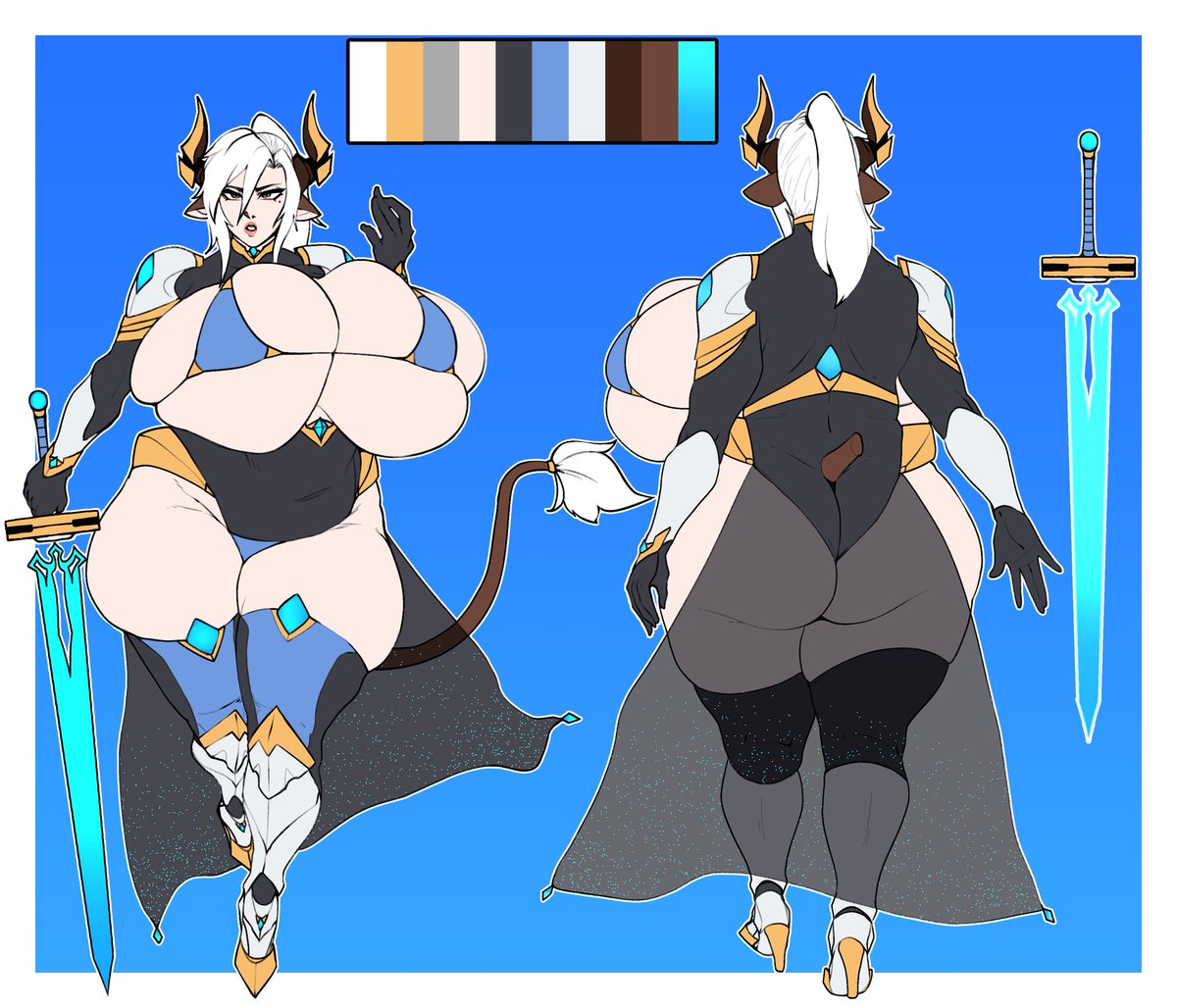 StrongMoist COMMS OPEN on X: Finally got around to updating the design for  cow Eve 🐄 t.coz2aXLOlgaK  X