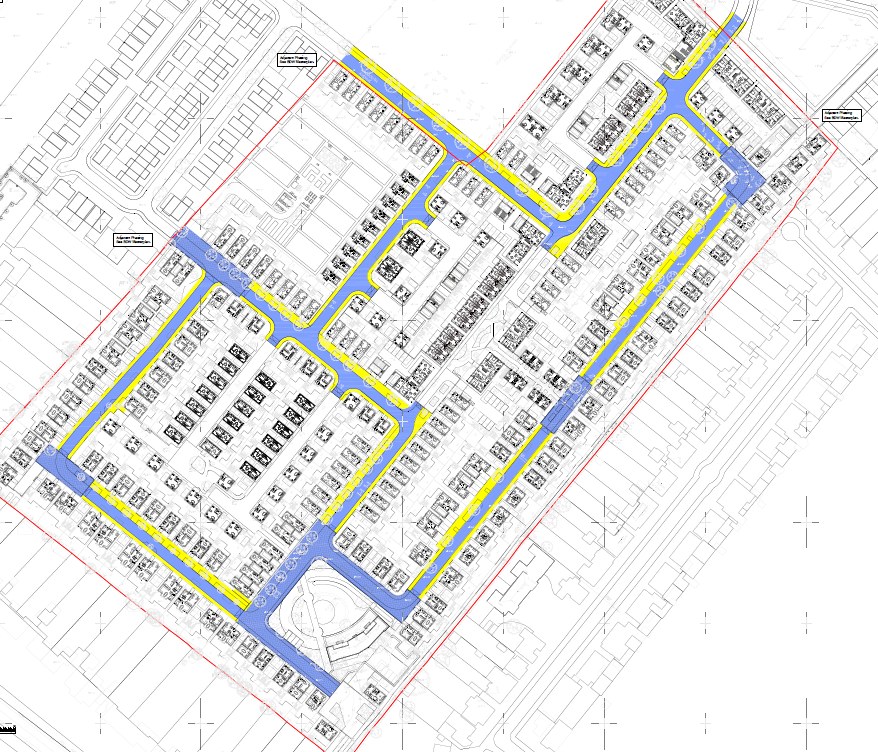 NRICivils's tweet photo. *New Contract Secured* Barratt Homes Cambs. - Darwin Green.  The next phase of works for Barratt Homes, Cambs., who are also a new client to NRI.  Over 1,000 new homes.  Works started early 2022.  The image shows the layout of the first phase of works. https://t.co/ObLXW5sWb7