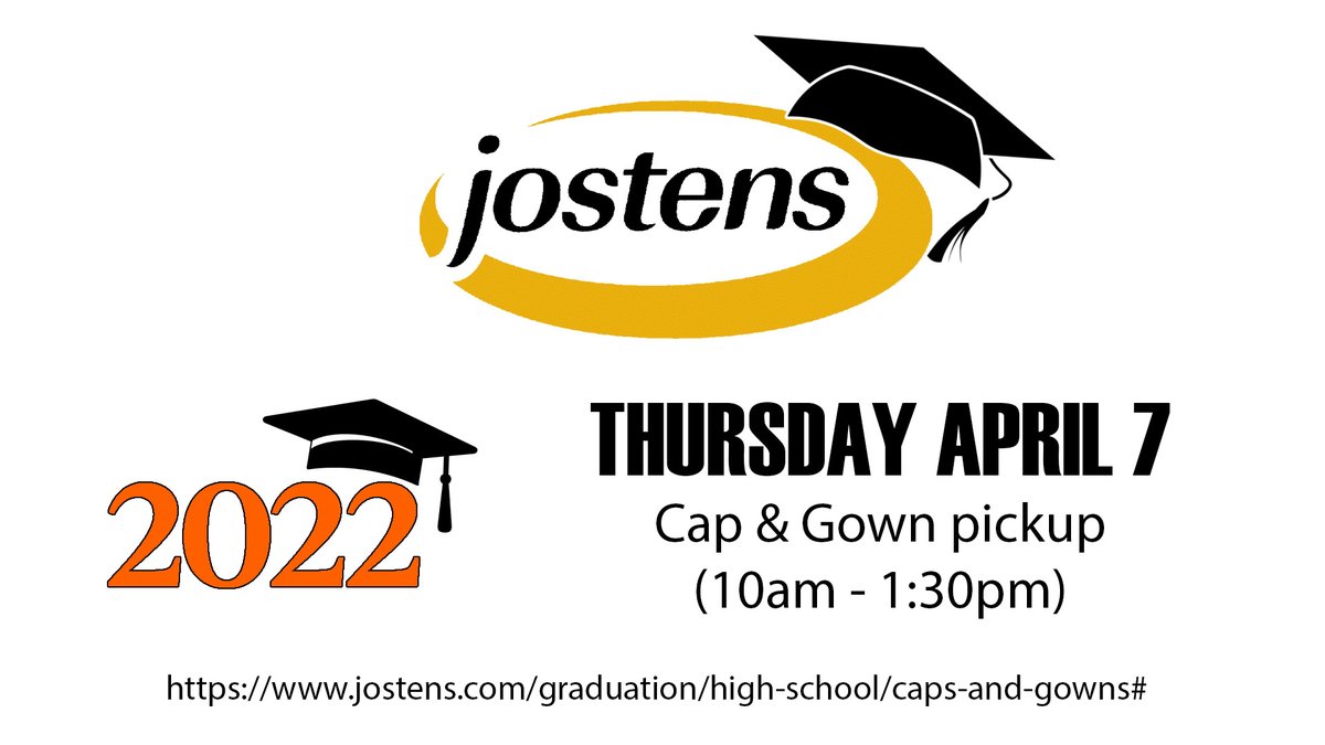 AstroworldMedia's tweet photo. Hey Seniors! We're fast approaching graduation day. Be sure to pick up your cap &amp; gown tomorrow April 7th during lunch periods https://t.co/cbW2LabvdH