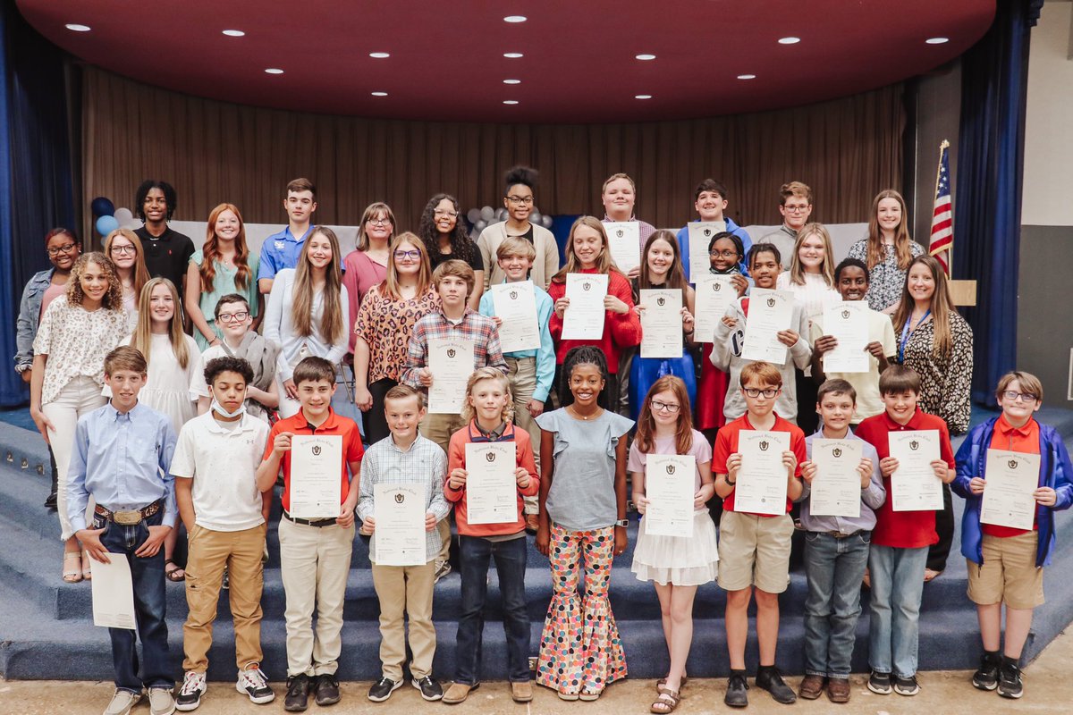 SEMSTigersROAR's tweet photo. Beta Club Induction today was a great success. Congratulations to our amazing students that work hard in the areas of academics and service! #lcsdexcellence #juniorbeta https://t.co/oFsqRPjMhu