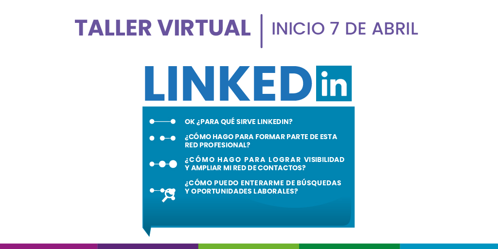 VivamosVL's tweet photo. El 7 de abril, la Dirección de Género y Diversidad Sexual, inicia con el Taller Virtual de LinkedIn donde vas poder ampliar tu red de contactos, lograr mayor visibilidad y enterarte de nuevas oportunidades laborales. 

👉 Inscripciones:
formacionvirtualdgd@gmail.com https://t.co/4JvfqfBurY