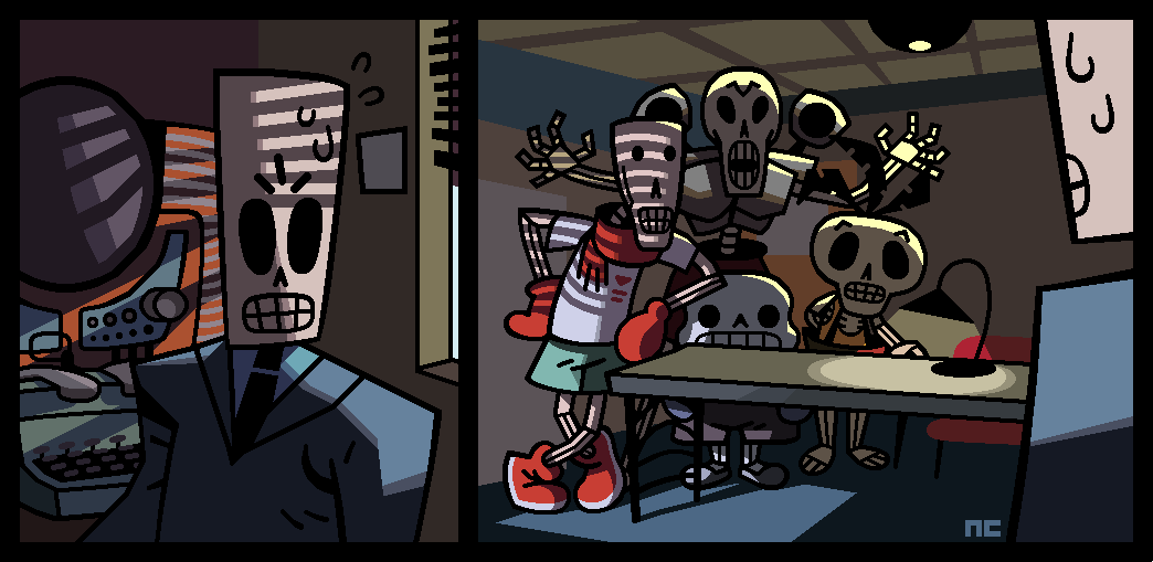 nicommunism's tweet photo. grim fandango https://t.co/FAVZVHlOI6