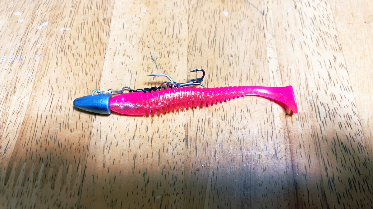 angler__YU's tweet photo. 前回の釣りで、散々他のルアーを投げ散らかしたコースで小さいピンクのワームに変えた1投目で結構いいサイズのヒラメっぽいのをバラしたのが悔しくて、、🥲サーフフィネスにハマりそう🤣🤣またZシステム作ってしまった🤣早く投げたい🎣

#Zシステム
#ボーンベイト
#VJ https://t.co/qinGcrCneP