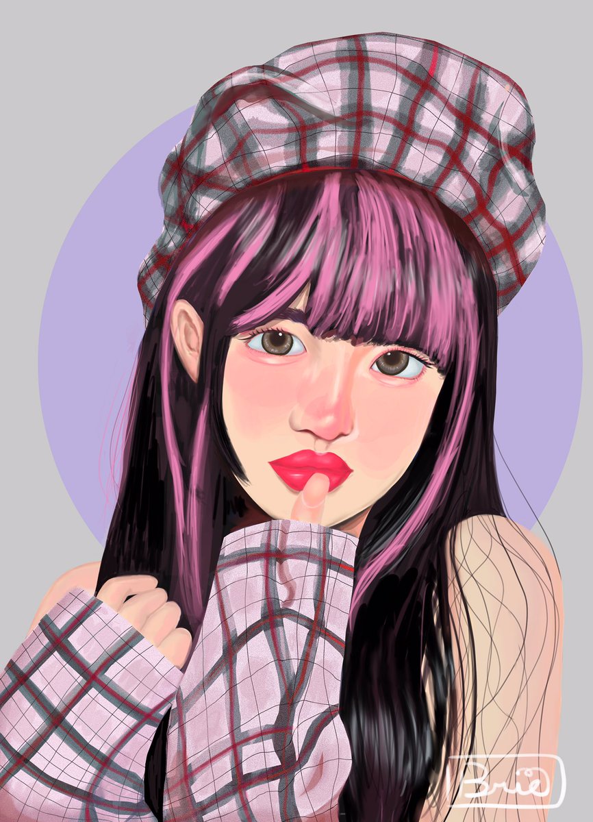 Briezeee's tweet photo. Plaid is hard. 
Did a one layer challenge using a picture of @/pangjuu (insta) that I found on Pinterest. I had so much fun with this challenge and I hope you all like it. 
Thank you all for the support 
#art #digiart #docmyart #reference #plaid #pretty #pinterest 
Insta:iibrieii https://t.co/eW4e9W6VpC