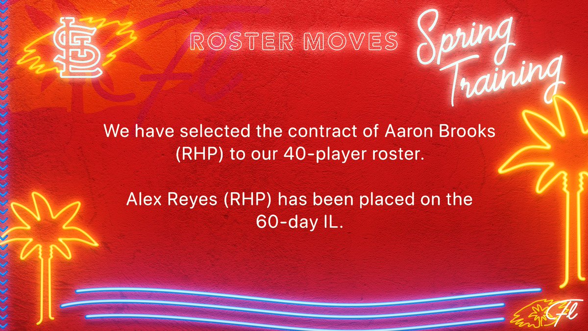 Cardinals's tweet photo. We have made a series of roster moves: https://t.co/c9C2hfQgkP