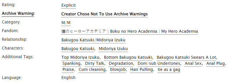 Wimsicalpan's tweet photo. A little something I wrote for the 
@TakingDynamight
 zine. 

Bottom Bakugo. Top Deku. Horny office sex. Slight Dom Deku

Link: https://t.co/a4g5yPQ663

#dekubaku https://t.co/KQp9CL3GJj