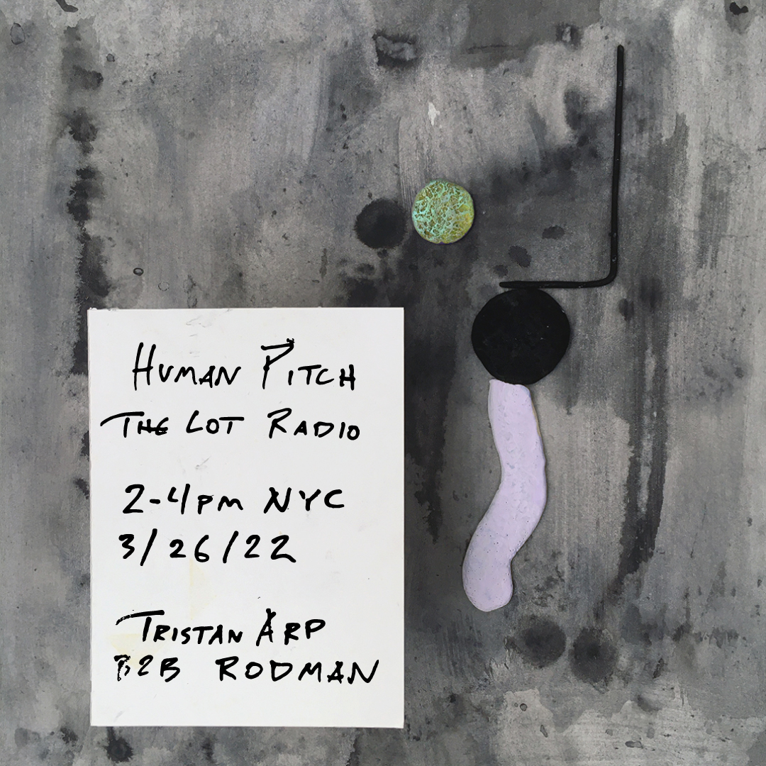 humanpitch's tweet photo. ~ tomorrow ~ @TheLotRadio ~ Tristan Arp &amp; Rodman B2B from Mexico City ~ flyer by Zin Taylor 🪄 https://t.co/X1XX0spPiY
