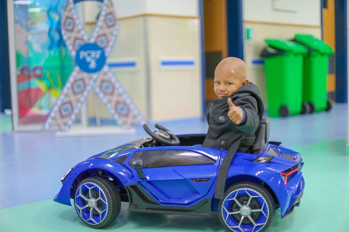 ThePCRF's tweet photo. Thanks to our donors, children being treated in our pediatric cancer departments like 4-year-old Mom'en are able to have their wishes granted through PCRF's make a wish program. Mom-en recently received his own car, something he's always wished for.🏎️💙 https://t.co/GhExffu2B1