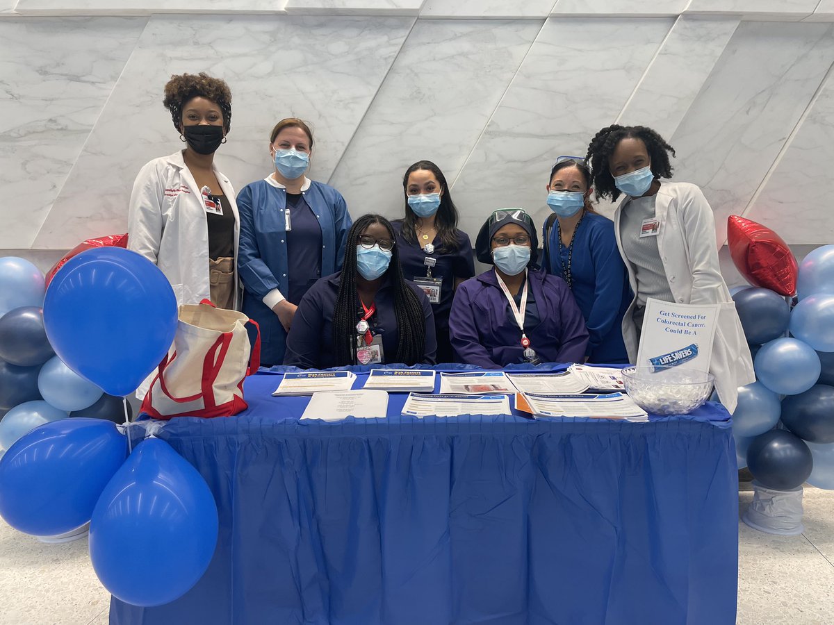 March is colorectal cancer awareness month. Thanks to our Endo team for spreading awareness about the importance of getting screened! #proudtobegi