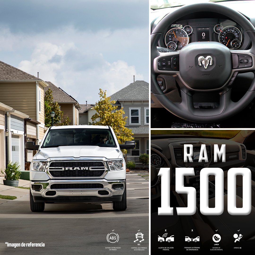 ram_colombia's tweet photo. RAM 1500 Híbrida con su motor Pentastar 3.6L e-Torque, llega a dominar cada estilo de vida. 🔥
#RAM #RAMColombia #Trabajo #RAM1500 #Emprendimiento #Fuerza #Poder #Colombia https://t.co/PULn5l7RFF