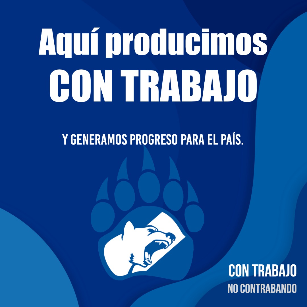 Una semana más poniéndole ganas, porque queremos lo mejor para el país. Primero lo hecho aquí, defendamos lo nuestro.
#ConTrabajo
#NoContrabando