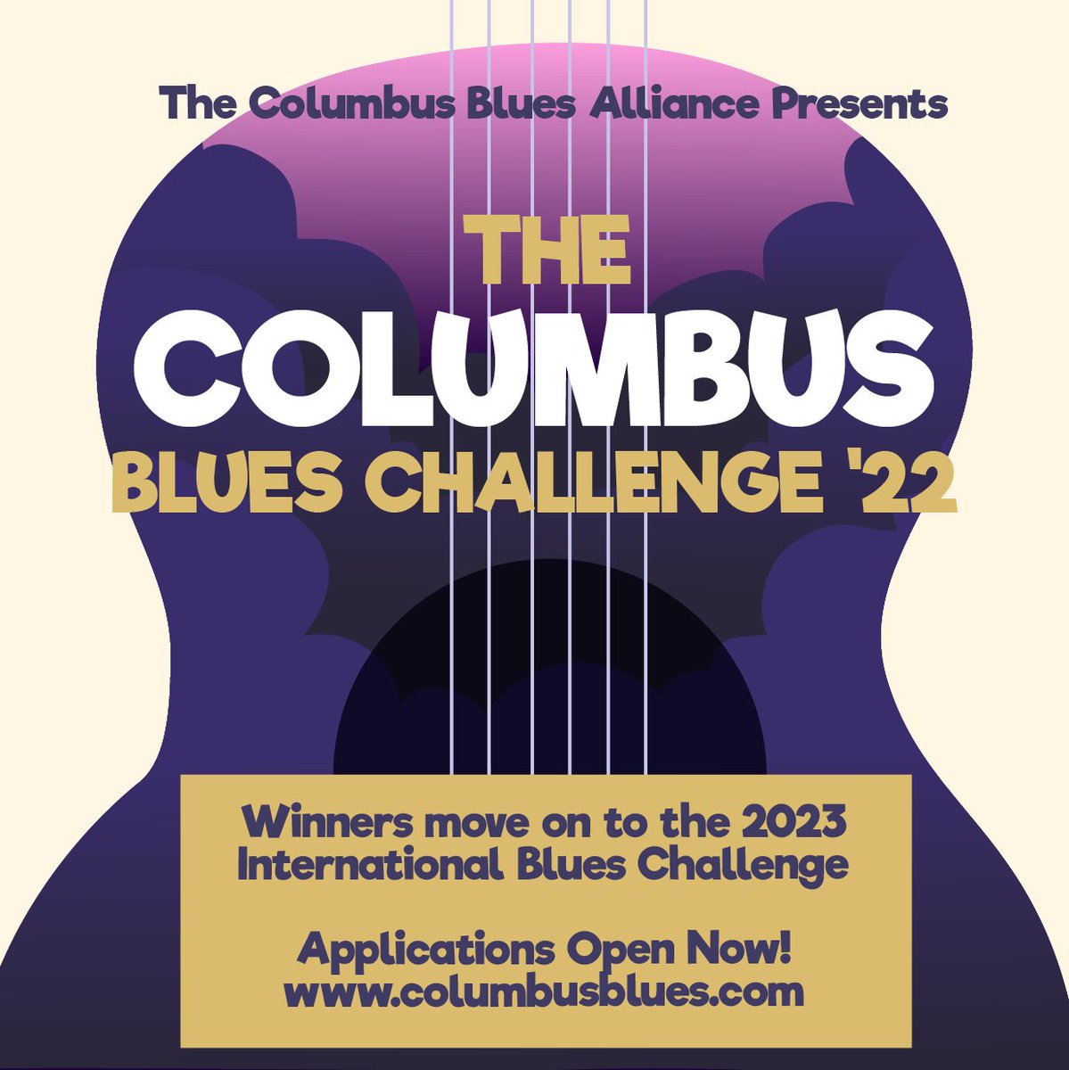 Applications for this year's Columbus Blues Challenge are open now! Categories are Band, Solo/Duo, Youth, and Best Self-Produced Album. Go to columbusblues.com to submit an application.