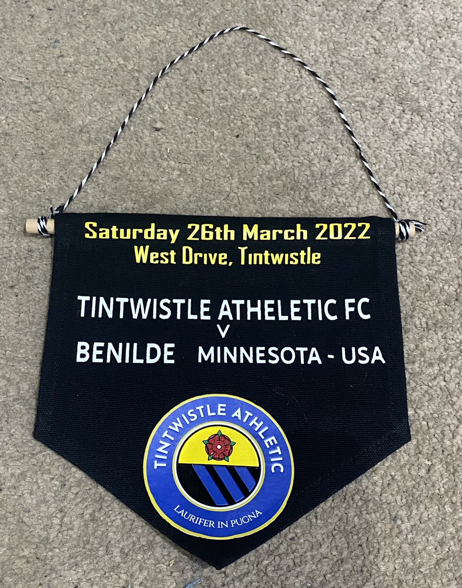 TinnyAthleticFC's tweet photo. All ready for our international match at West Drive tomorrow, which sees our U17s face Benilde - St Margaret’s from Minnesota USA. #internationalweekend #America @bsmredknights https://t.co/A98m7DONLT