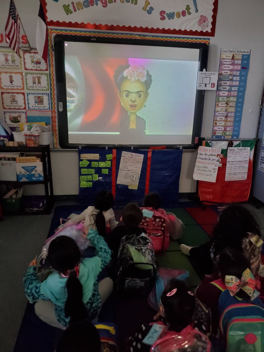 MariaMo20325300's tweet photo. Learning about a leading lady for women's history month: Frida Kahlo
#genoaowls #pisdlachat https://t.co/bUOYlwzHhl
